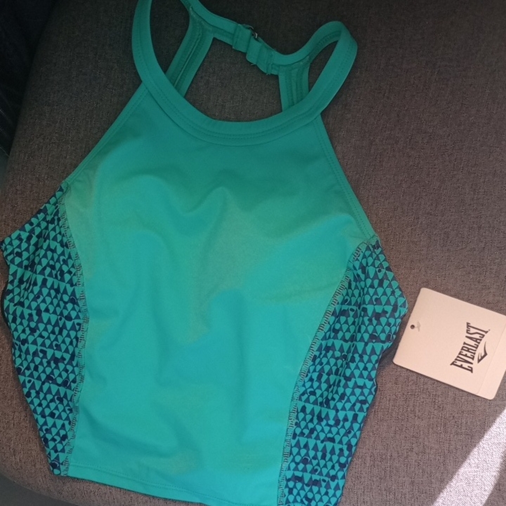 Everlast Teal and Blue Swim Top